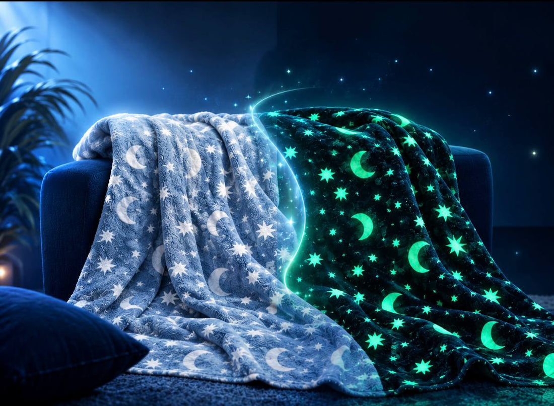 Manta Luminosa que Brilla en la Oscuridad